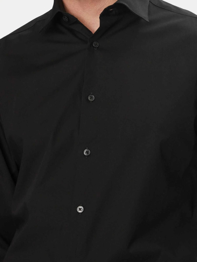 Chemise regular poplin noir homme - Calvin Klein
