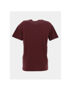 T-shirt chiné t-ares bordeaux homme - Teddy Smith