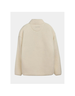 Sweat sherpa à col montant s-cliff blanc homme - Teddy Smith