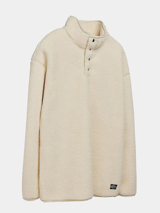 Sweat sherpa à col montant s-cliff blanc homme - Teddy Smith