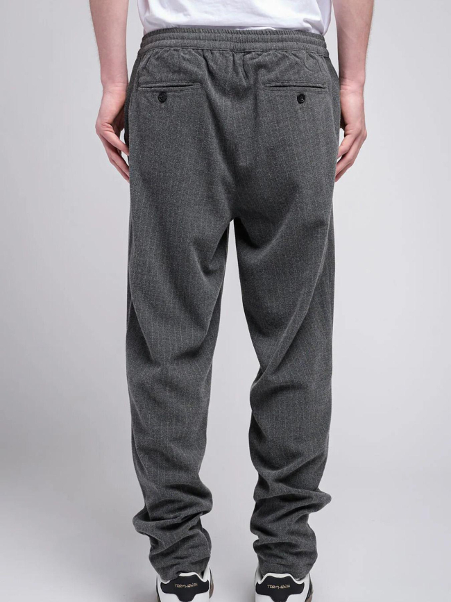 Pantalon slim pywan 2 flanelle gris homme - Teddy Smith