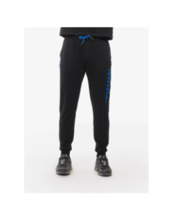 Pantalon jogging logo cadre relief vertical noir homme - Chabrand