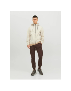 Veste softshell basic beige homme - Jack & Jones