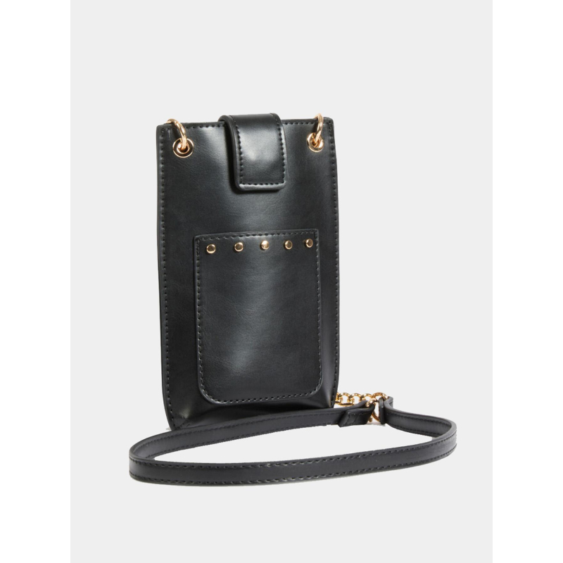 Pochette téléphone à clous clotel noir femme - Morgan
