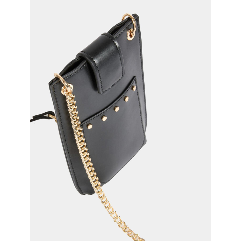 Pochette téléphone à clous clotel noir femme Morgan wimod