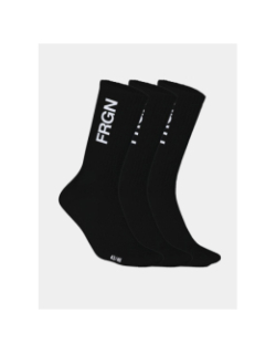 Pack de 3 paires de chaussettes tennis noir homme - Freegun