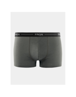 Pack de 3 boxers en coton bleu noir et gris homme - Freegun