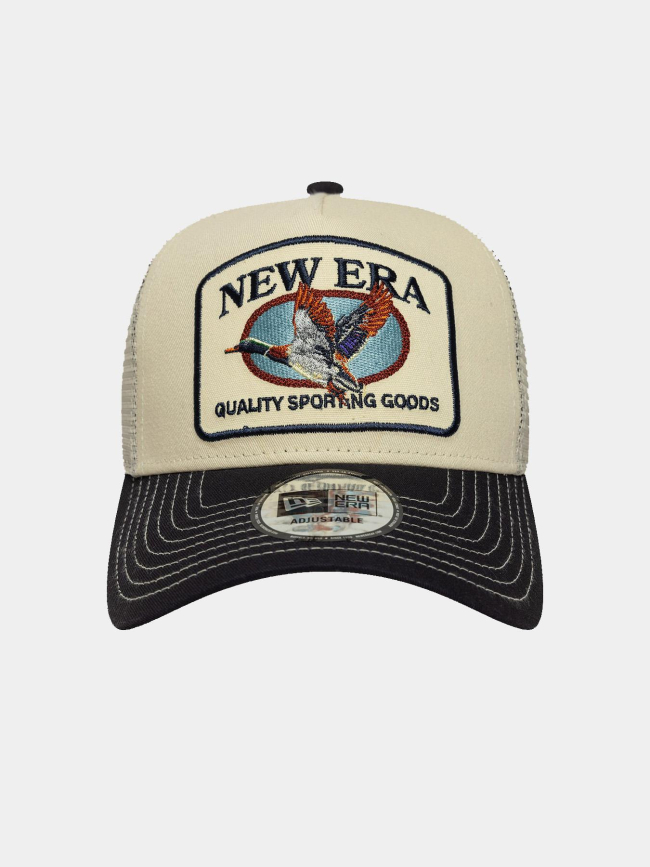 Casquette trucker animal patch beige homme - New Era