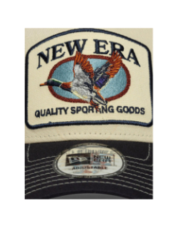 Casquette trucker animal patch beige homme - New Era