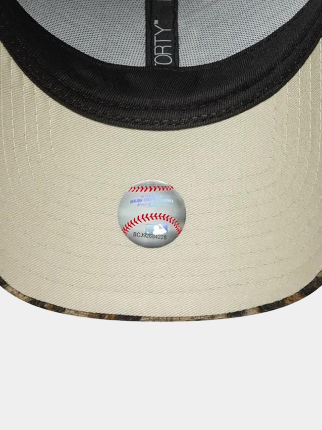 Casquette 9forty NY yankees cosy lepoard marron femme - New Era