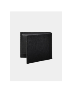 Portefeuille à deux volets en cuir saffiano noir homme - Calvin Klein