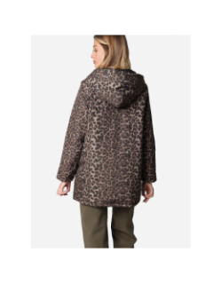 Doudoune réversible kalaa marron noir femme - Deeluxe