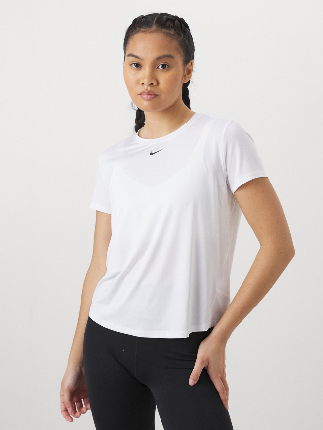 T-shirt de sport performance one classic blanc femme - Nike