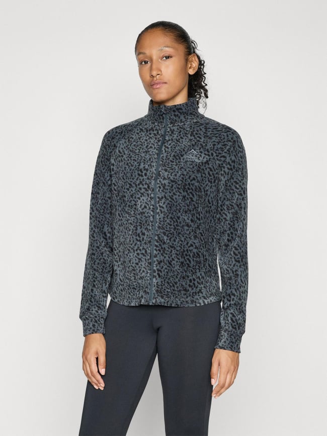 Veste polaire imprimée pino gris femme - Only Play