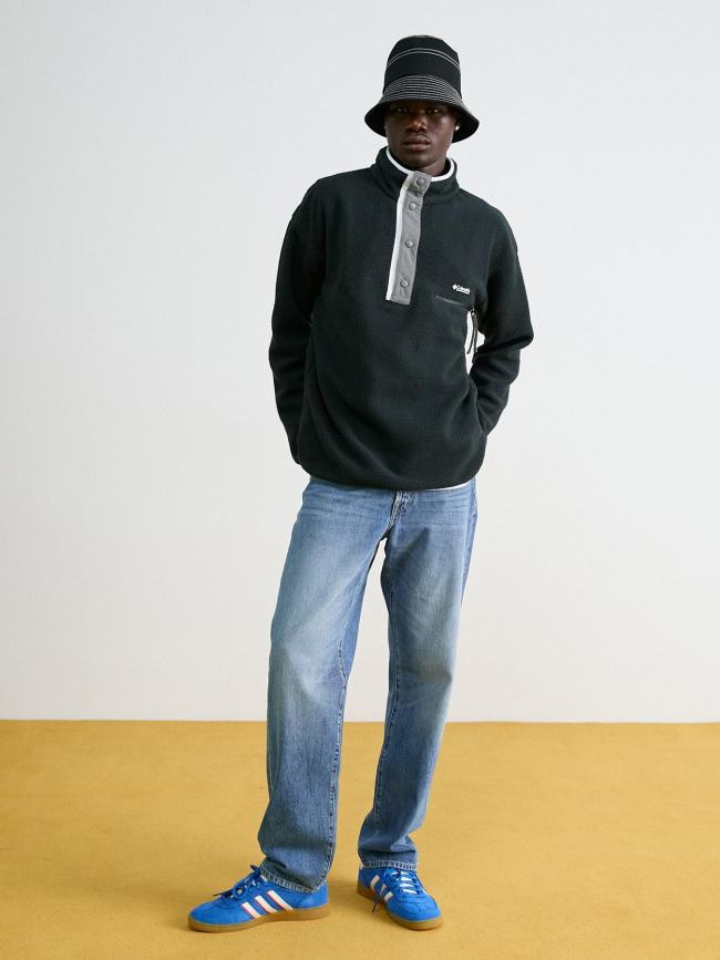 Sweat polaire streetwear helvetia noir homme - Columbia