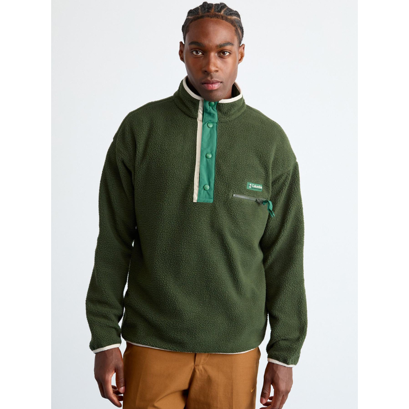 Sweat polaire streetwear helvetia vert homme - Columbia