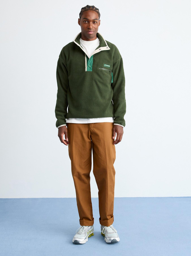 Sweat polaire streetwear helvetia vert homme - Columbia