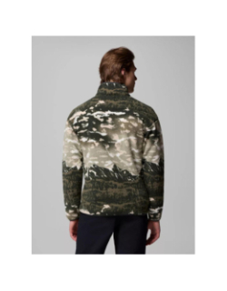 Polaire streetwear avec imprimé helvetia vert homme - Columbia