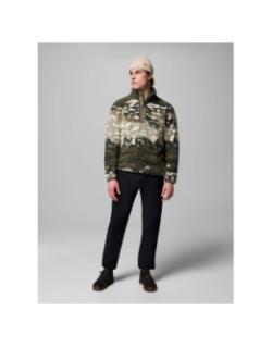 Polaire streetwear avec imprimé helvetia vert homme - Columbia