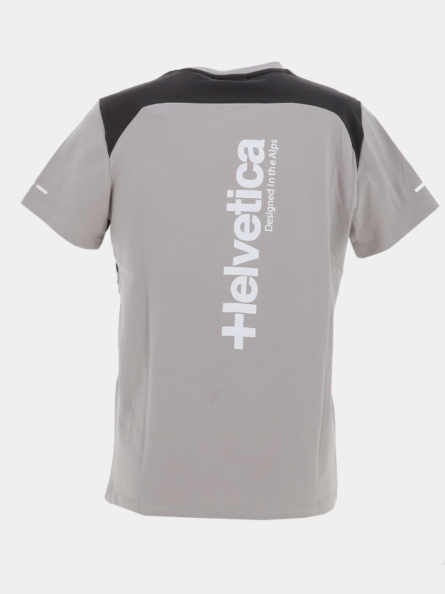T-shirt swindon rock gris homme - Helvetica