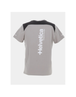 T-shirt swindon rock gris homme - Helvetica