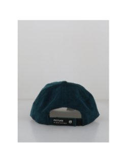 Casquette en velours côtelé qorda cap vert homme - Picture