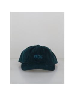 Casquette en velours côtelé qorda cap vert homme - Picture