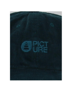 Casquette en velours côtelé qorda cap vert homme - Picture