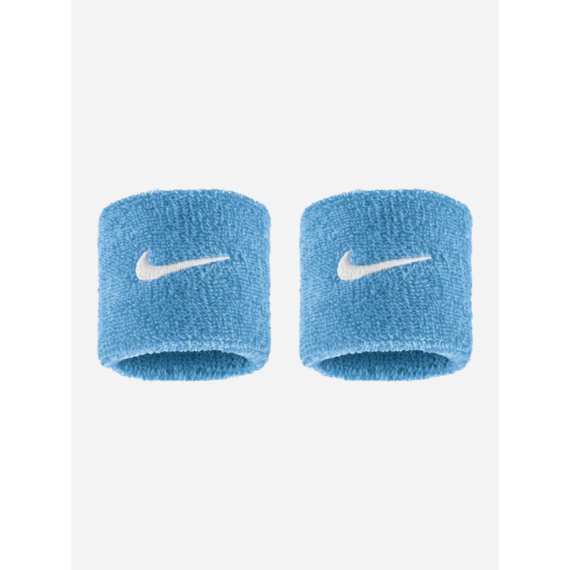 Paire de poignets éponge swoosh classic bleu - Nike