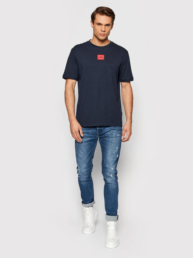 T-shirt diragolino 212 bleu marine homme - Hugo
