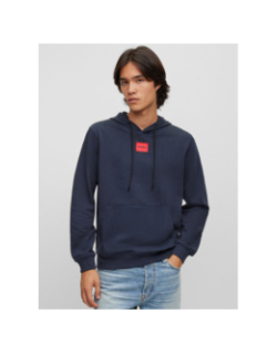 Sweat à capuche daratschi bleu marine homme - Hugo