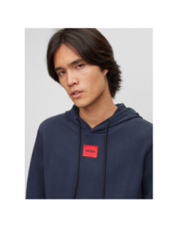 Sweat à capuche daratschi bleu marine homme - Hugo