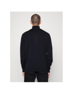 Pull col zippé san quintus bleu marine homme - Hugo