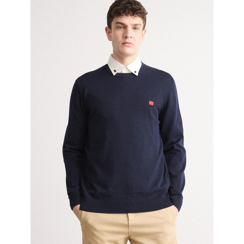 Pull fin san cassius c1 bleu marine homme - Hugo
