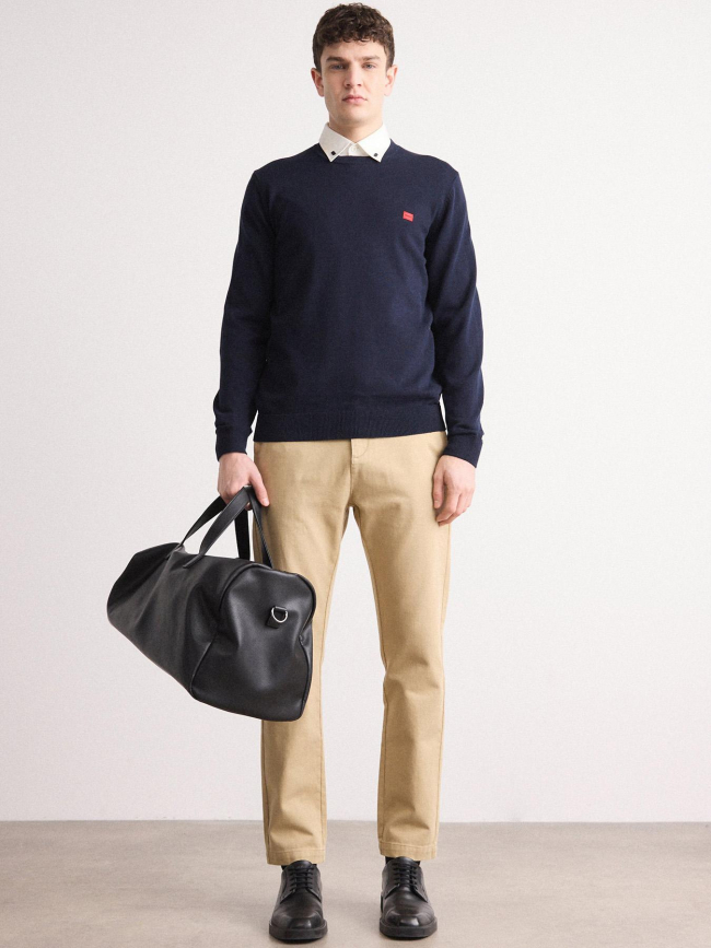 Pull fin san cassius c1 bleu marine homme - Hugo