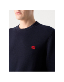 Pull fin san cassius c1 bleu marine homme - Hugo