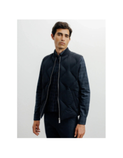 Doudoune sans manches robertino bleu marine homme - Izac