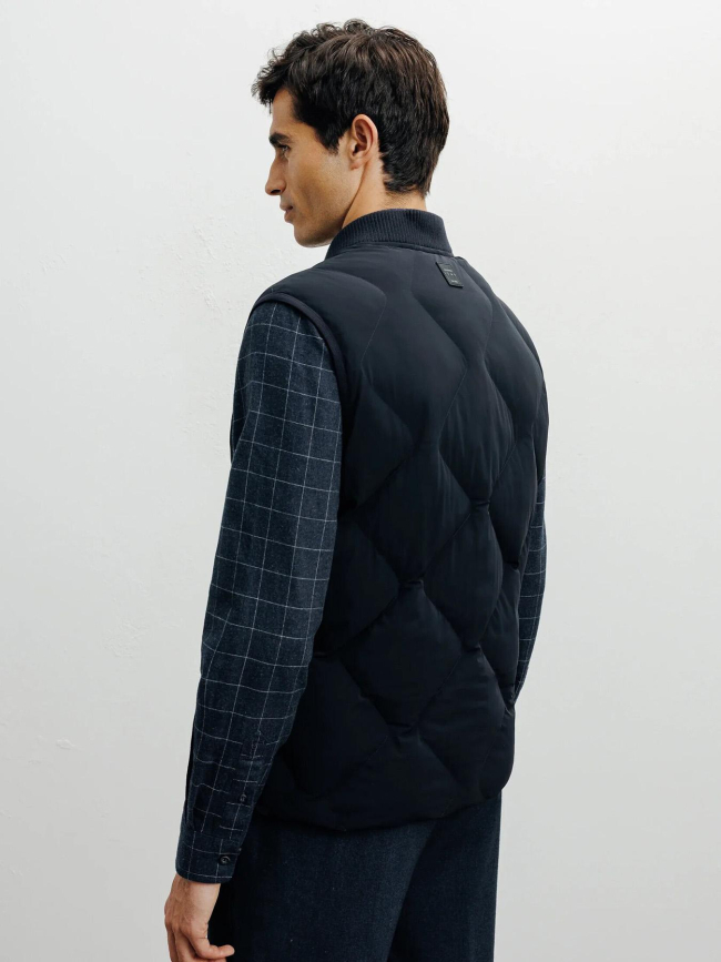 Doudoune sans manches robertino bleu marine homme - Izac