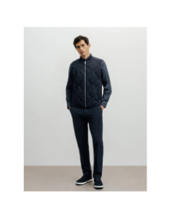 Doudoune sans manches robertino bleu marine homme - Izac