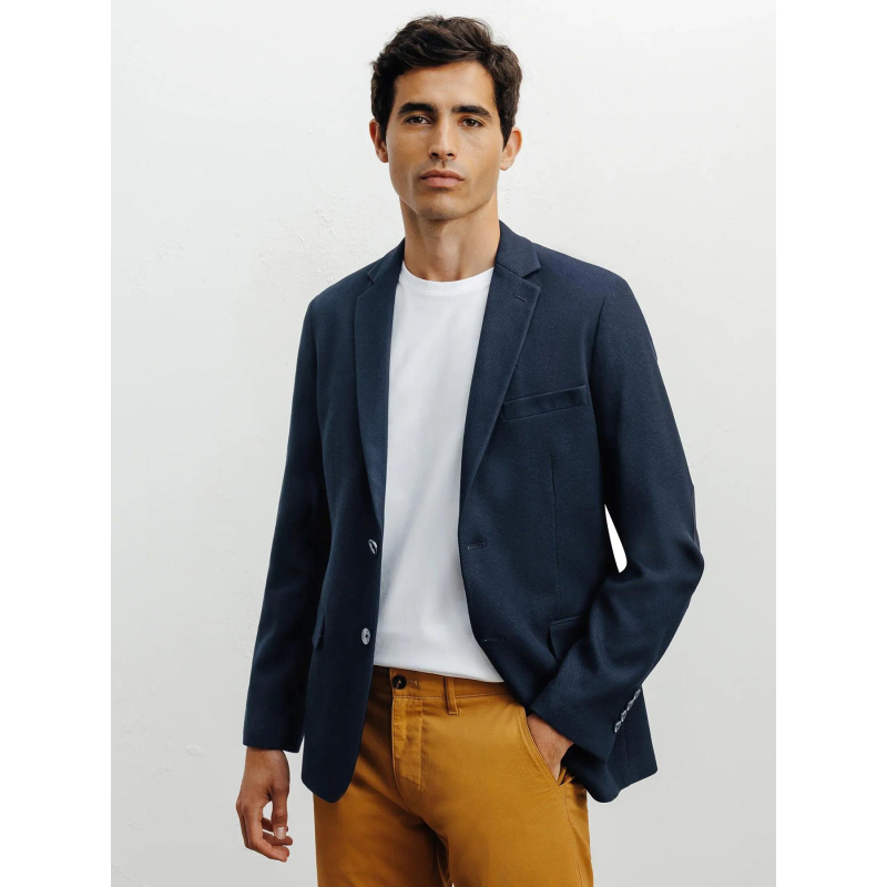 Veste blazer dice bleu marine homme - Izac