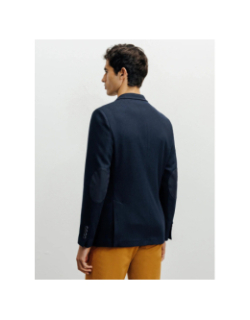 Veste blazer dice bleu marine homme - Izac