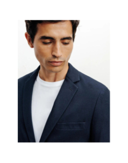 Veste blazer dice bleu marine homme - Izac