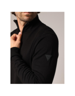 Pull col zippé almanach noir homme - Deeluxe