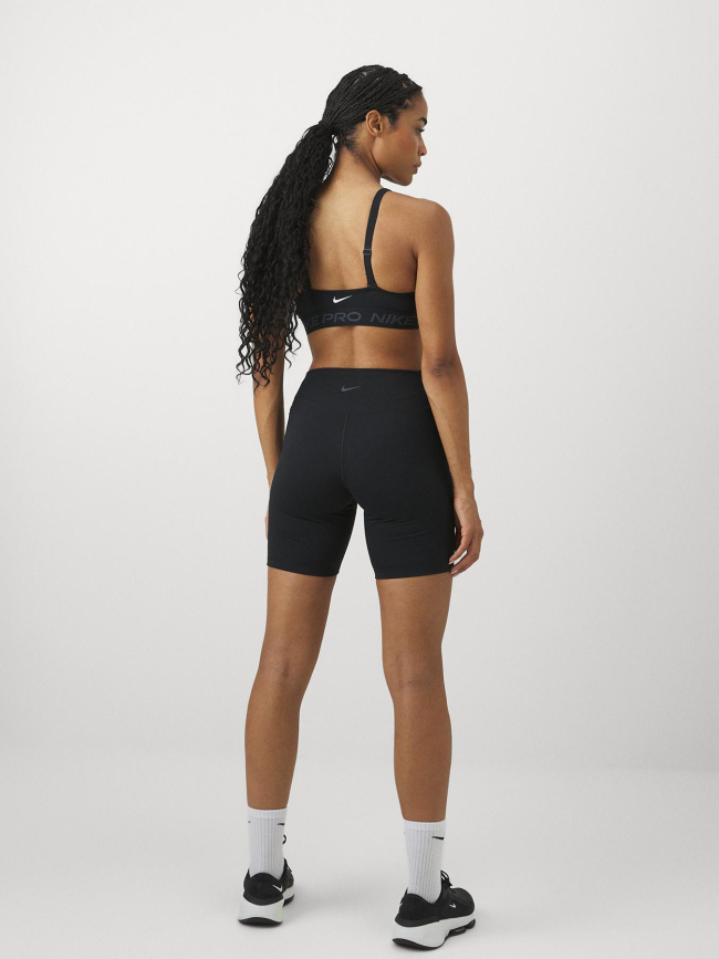 Short cycliste taille haute avec poches noir femme - Nike