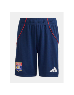 Short de football extérieur ol 25/26 bleu marine enfant - Adidas