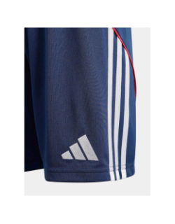Short de football extérieur ol 25/26 bleu marine enfant - Adidas