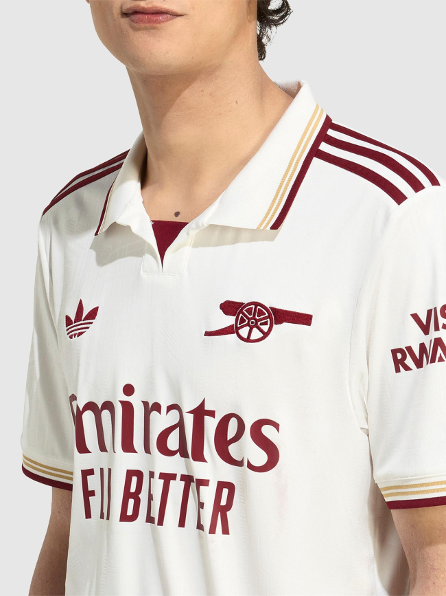 Maillot de football third arsenal 25/26 blanc homme - Adidas