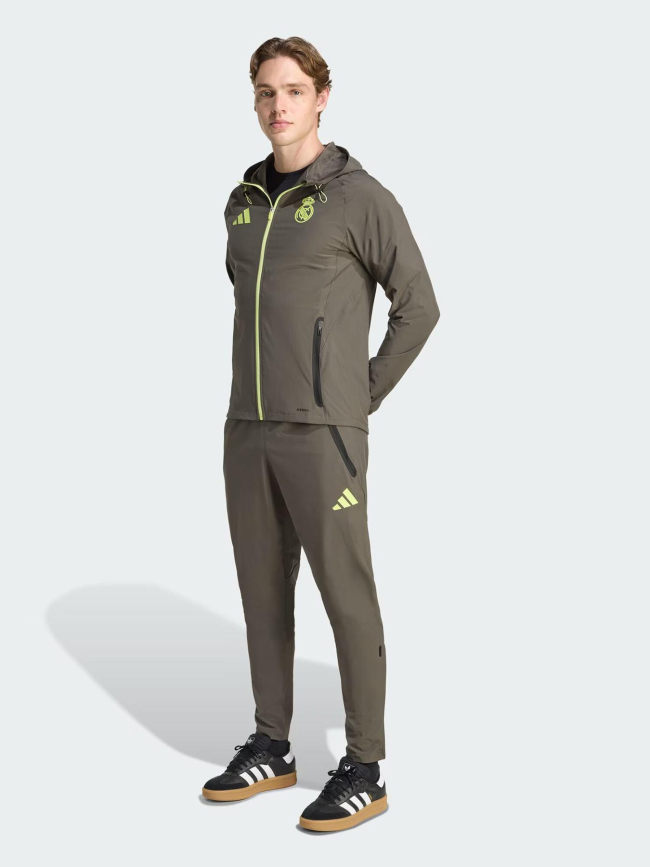 Pantalon de voyage real madrid tiro 25 vert homme - Adidas
