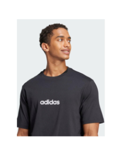 T-shirt à manches courtes m lin sj t noir homme - Adidas