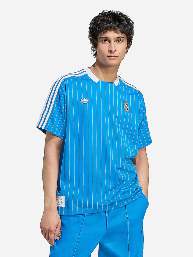Maillot de football real madrid terrace icons bleu adulte - Adidas